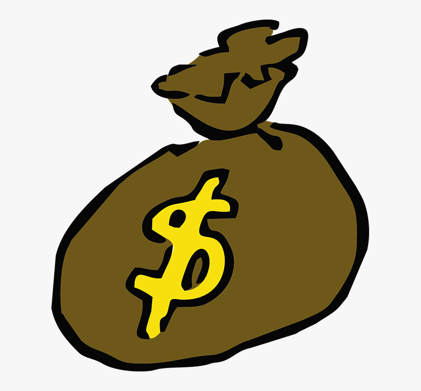 Cartoon Money Money Bag Free Pictures On Pixabay Png - Rich Png