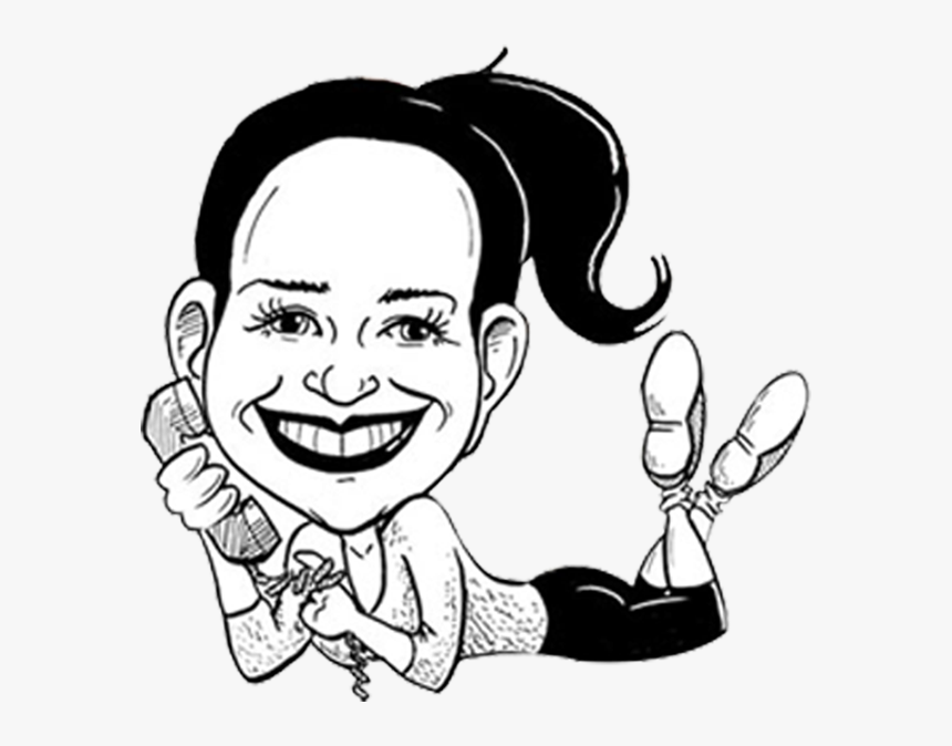 Black And White Caricature - Car