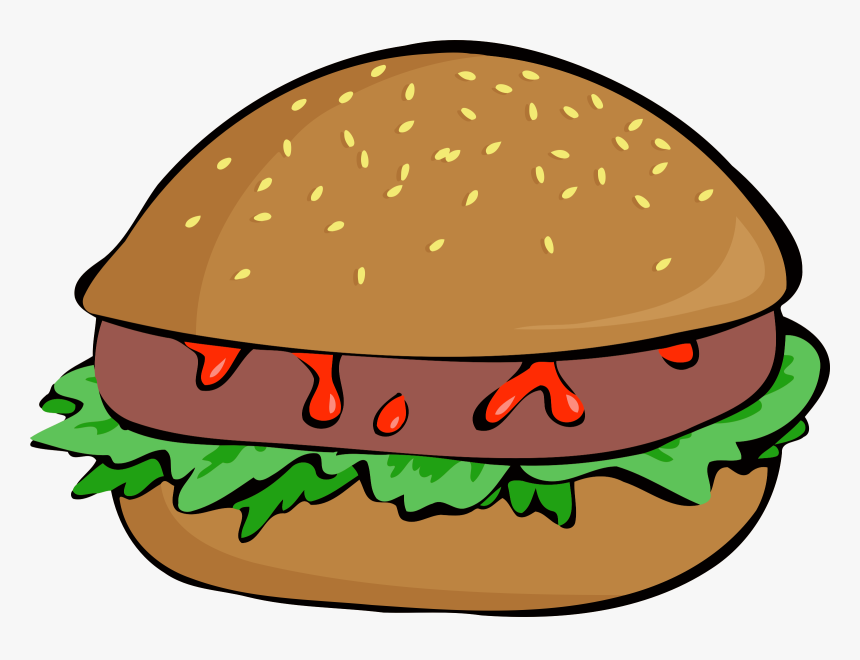 Food Clipart Mac Hamburger - Bur