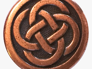 Celtic Knot Copper Metal Button 5/8
