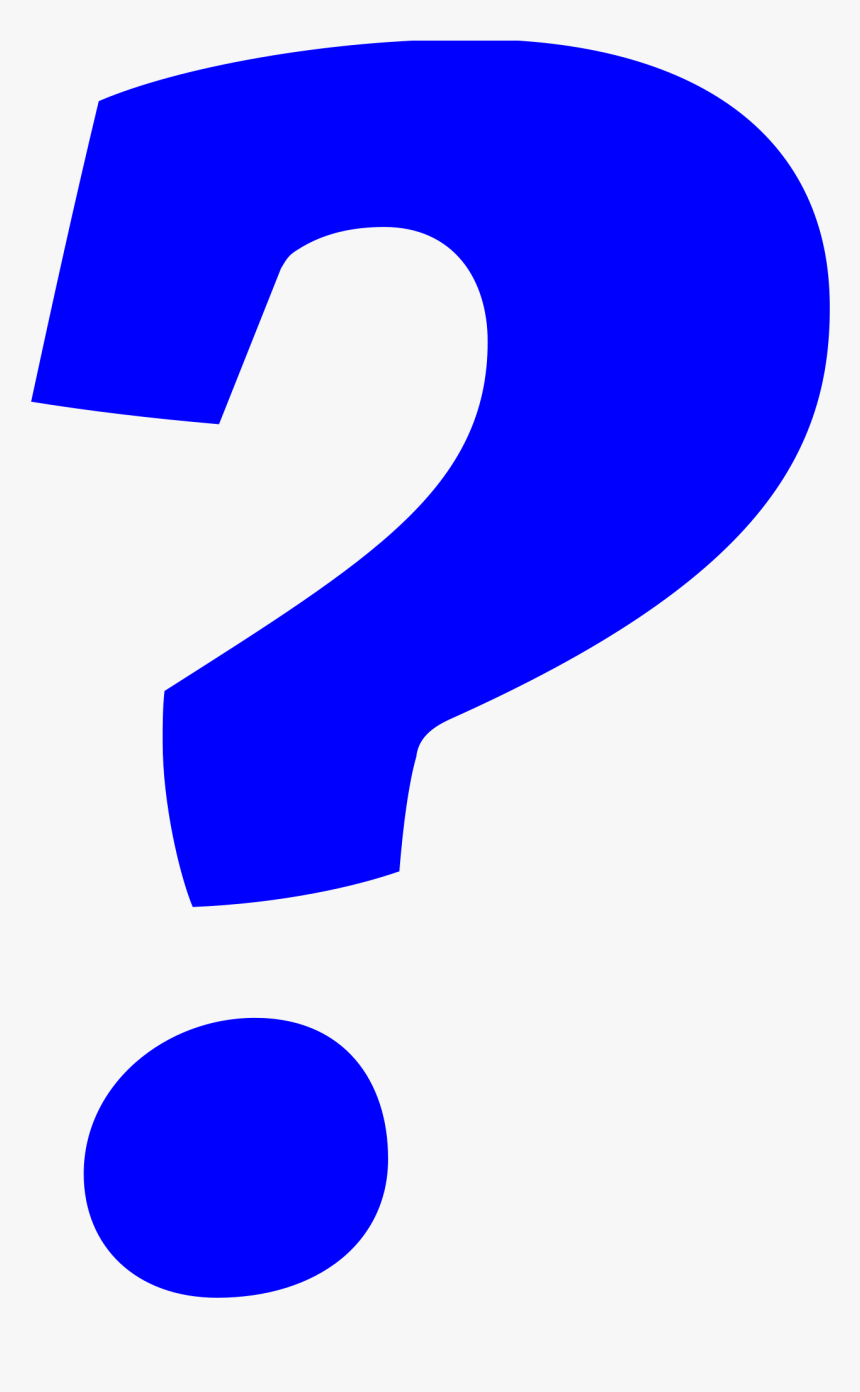 Blue Question Mark Png 