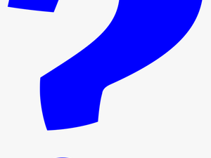 Blue Question Mark Png 