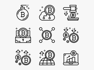 Cryptocurrency - Design Vector Icon