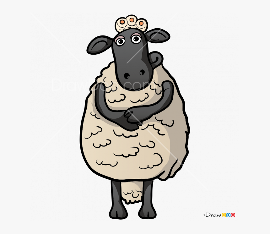 Transparent Sheep Cartoon Png - 