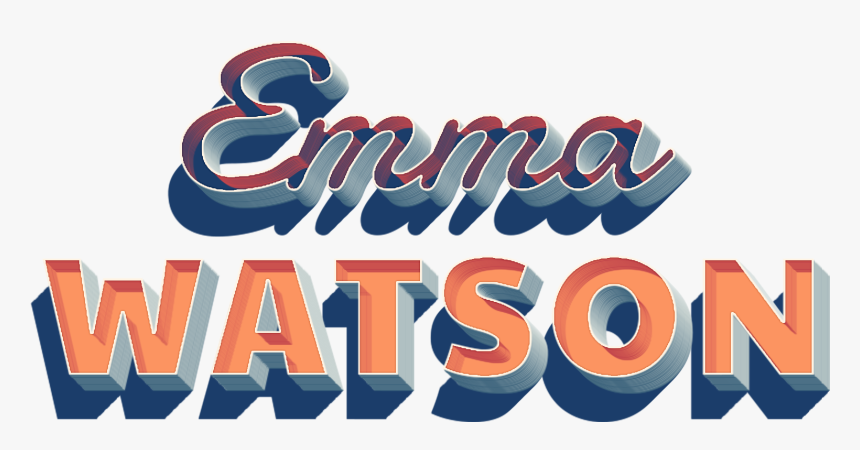 Emma Watson Name Logo Png - Graphic Design