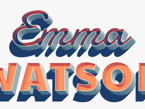 Emma Watson Name Logo Png - Graphic Design