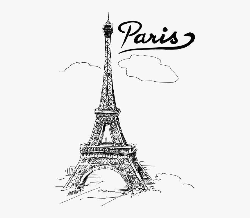 Drawing Paris Eiffel Tower Art Clipart 