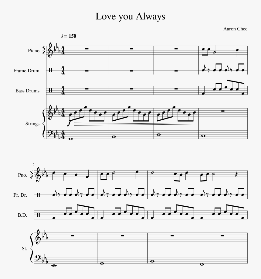Love You Always Sheet Music For Piano