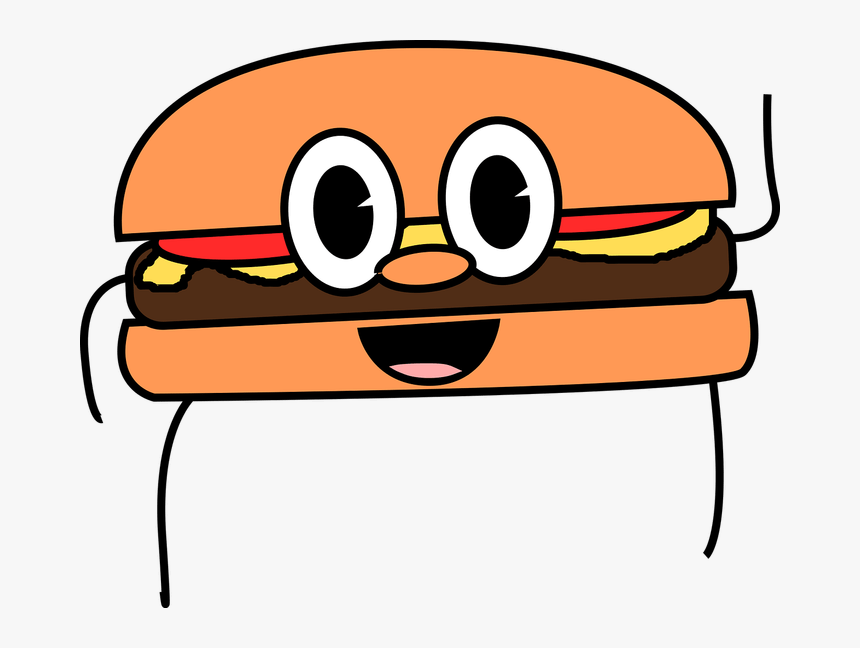 Cheeseburger Cartoon Png - Burge