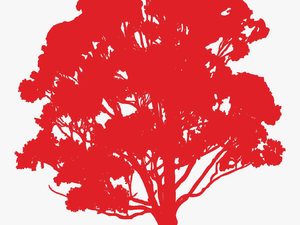 Transparent Cod Hit Marker Png - Vector Gum Tree Silhouette