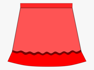 Transparent Pants Clipart Png - Red Skirt Clipart