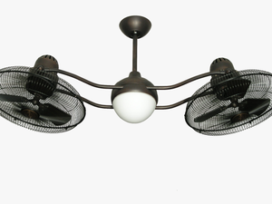 53 - Outdoor Caged Ceiling Fan With Light