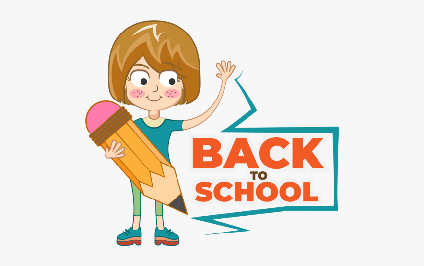 Pencil Cartoon Png - Back To Sch