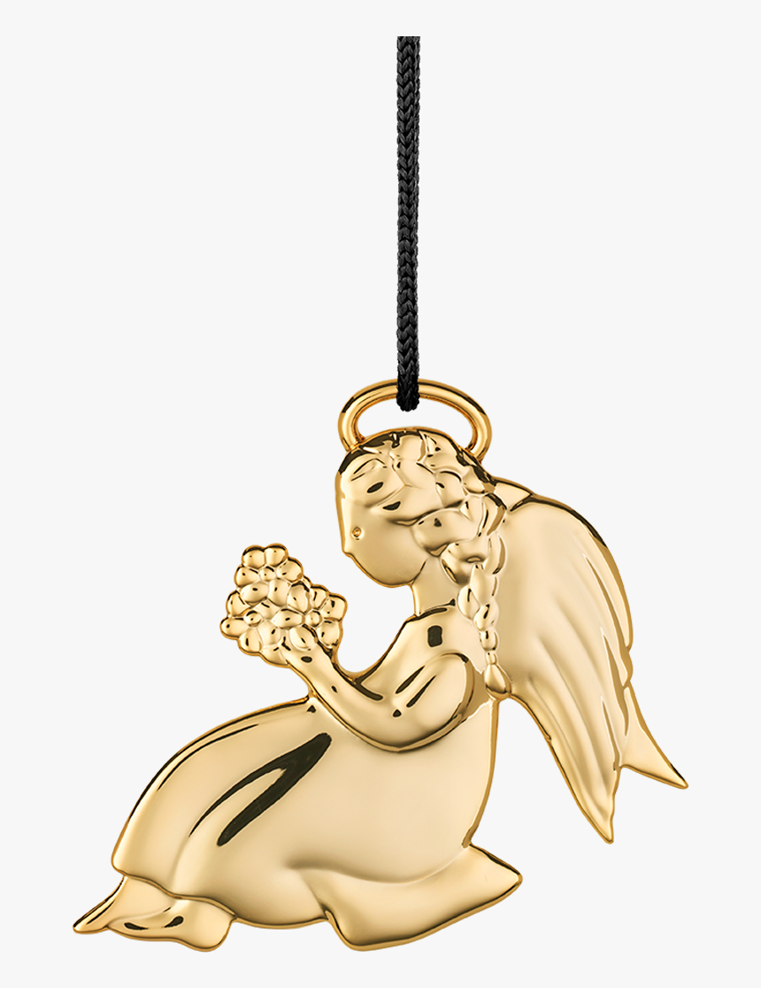 Angel With Flowers H7 5 Gold Pla