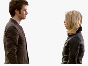 Transparent Rose Tyler Png - Doctor Who And Rose