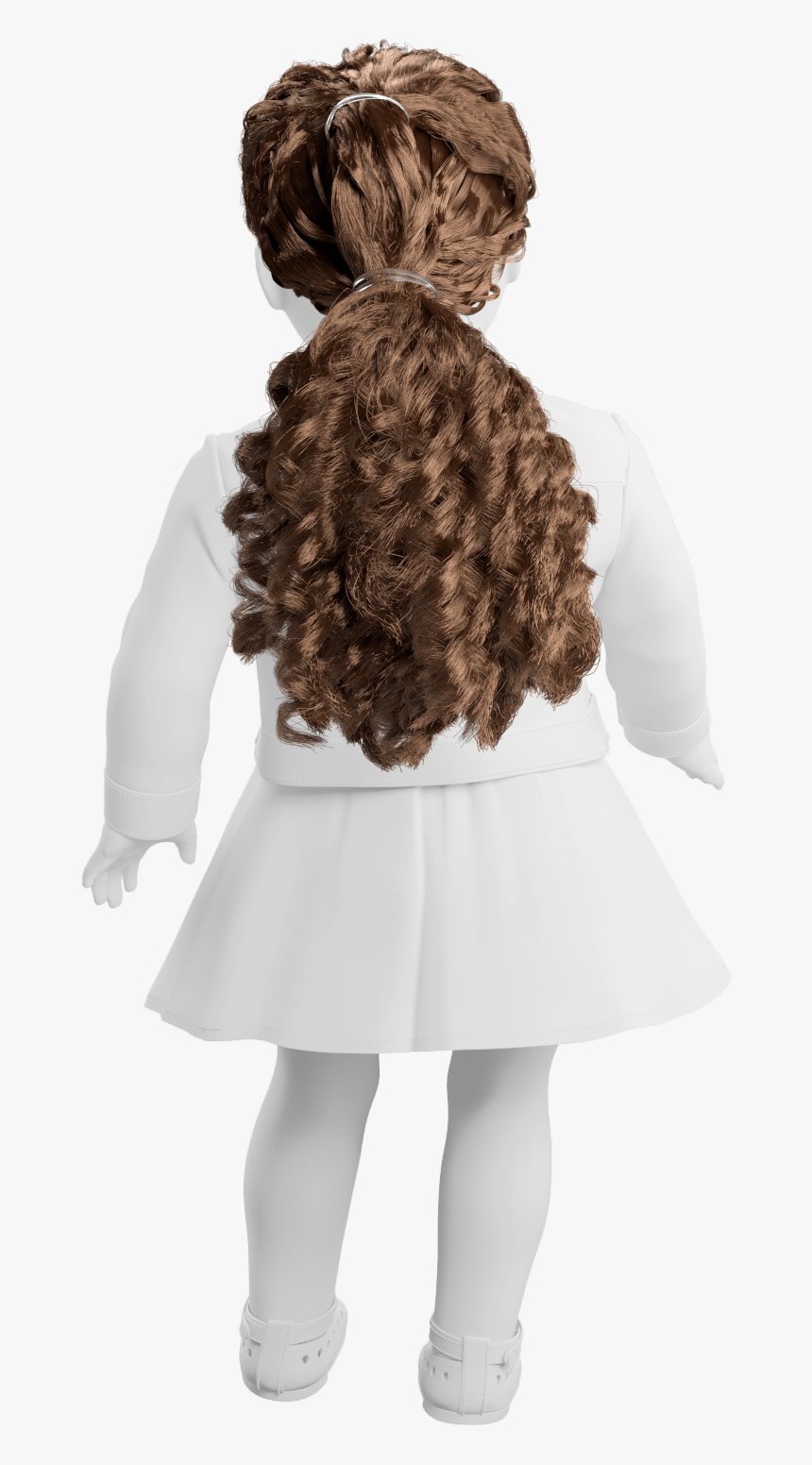 Transparent Hair Back Png - Girl