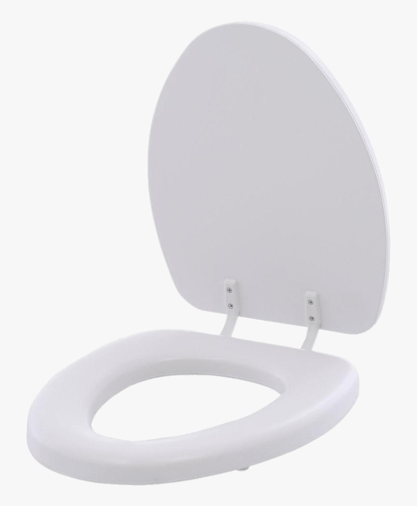 Open White Toilet Seat - Toilets