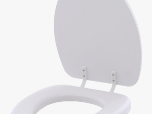 Open White Toilet Seat - Toiletseat On Transparent Background