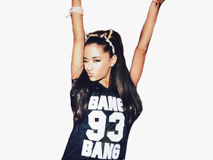 Ariana Grande In Cat Ears - Ariana Grande Black Shirt