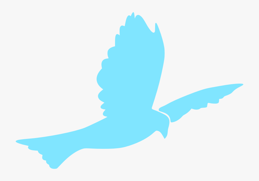 Christian Graphic Descending Dove Solid White Dove - Dove Bird Silhouette Flying