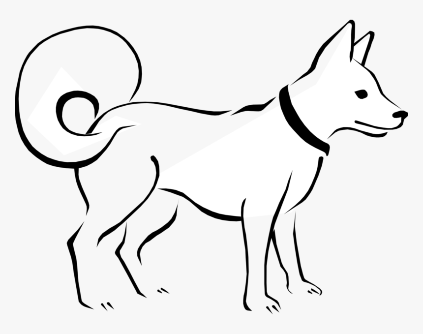 Dog Black And White Drawing