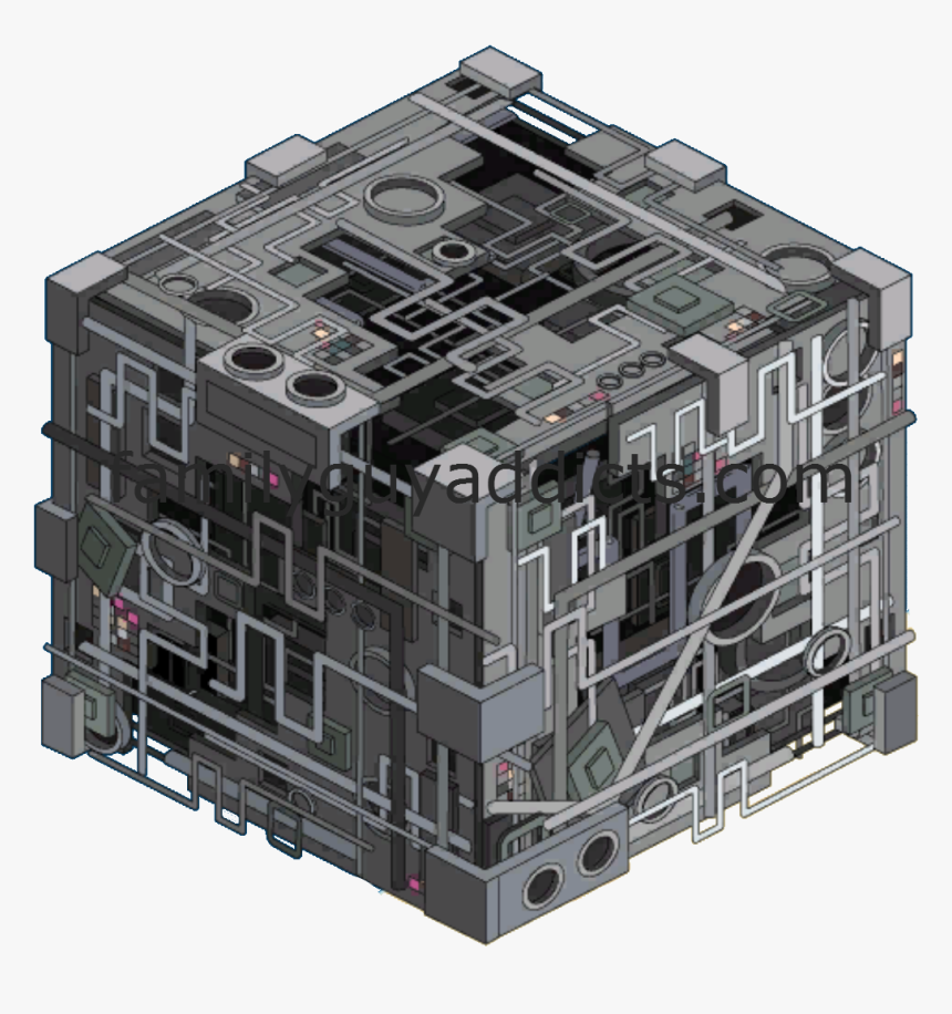 Borg Cube Png Top Down - Borg Starships