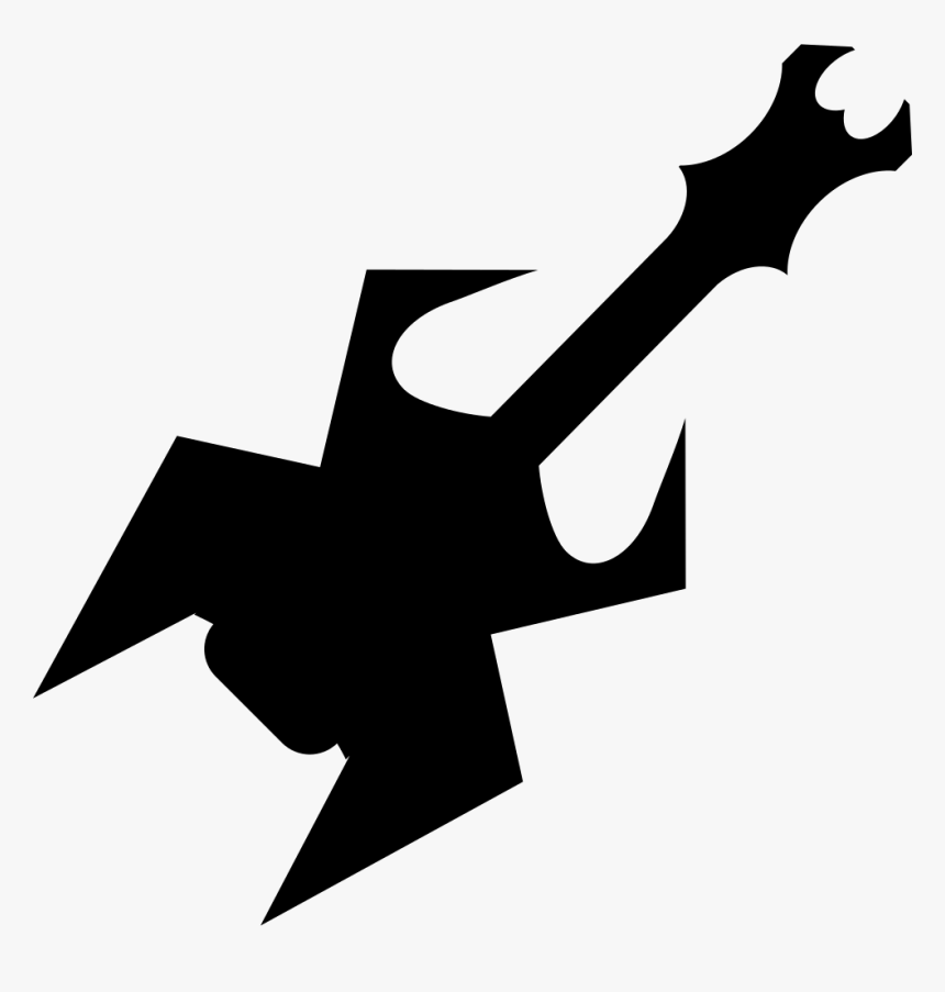Heavy Metal Sharpen Guitar Like An Insect - Metal Music Clipart
