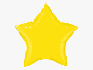 Globo Estrella Amarilla - White Star Foil Balloons