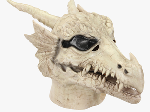 Mask Realistic Unicorn Skull Mouth Mover Latex Halloween - Skull