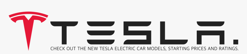 Tesla Car Usa - Transparent Logo Tesla Png