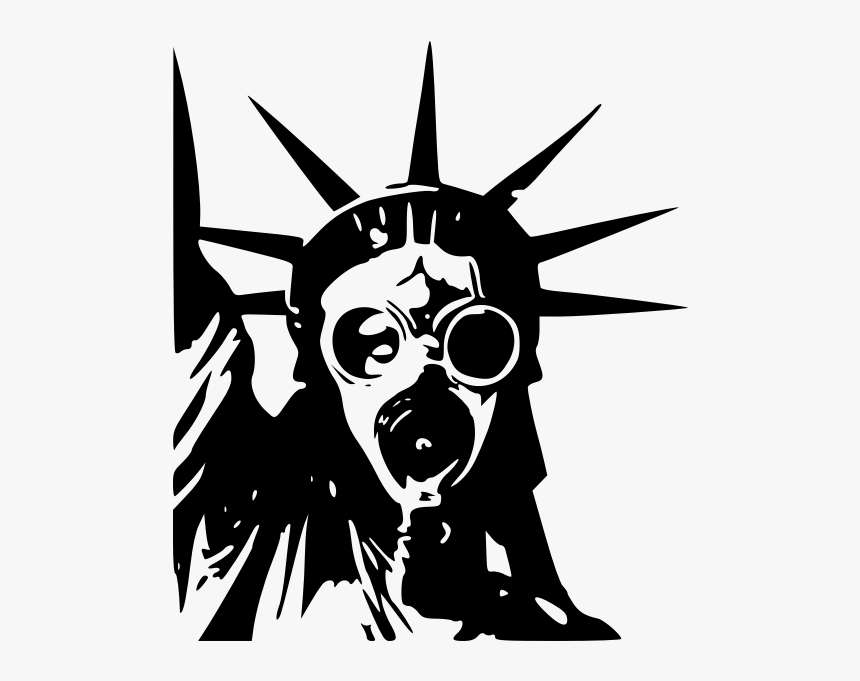 Statue Of Liberty In A Gas Mask - Inventore Della Coca Cola
