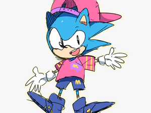 Classic Sonic With Clothes