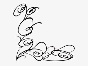 Decorative Clipart Swirl - Swirl Line Drawing
