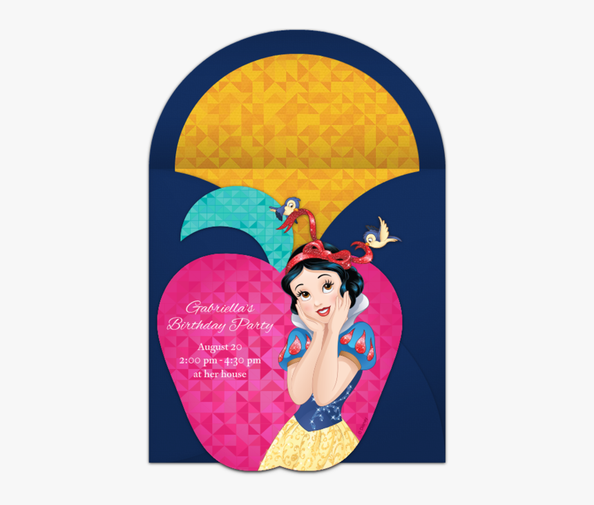 Snow White Birthday Invitation Template