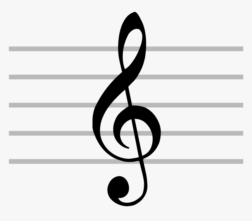 Transparent Music Png - Symbol Of G Clef