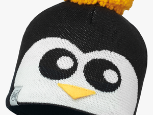 Penguin Black/black [jnr Knitted Hat] - Penguin Hat Transparent