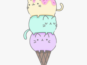 Ice Cream Cat Drawing