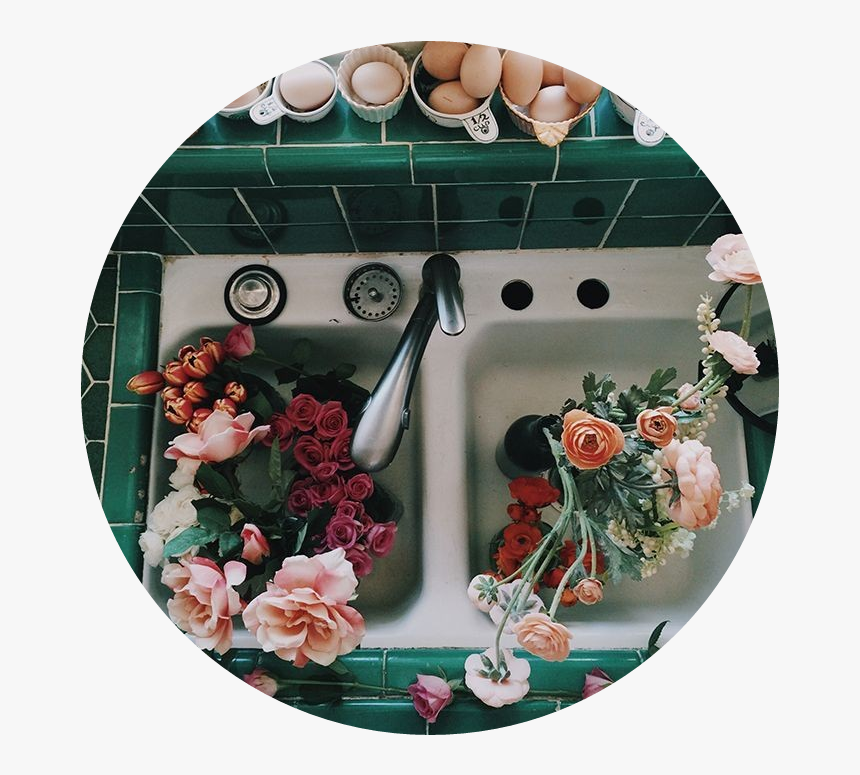 Flowers In Sink Aesthetic