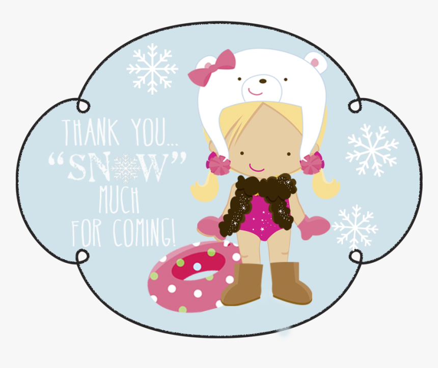 Thank You Clipart Winter - Winter Pool Party Clip Art
