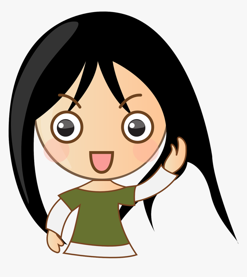 28 Collection Of Unhappy Girl Clipart - Png Format Girl Cartoon Png
