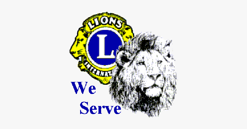 Lions Club We Serve Logo