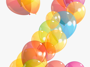 Transparent Orange Balloon Png - Png Transparent Birthday Balloon Png