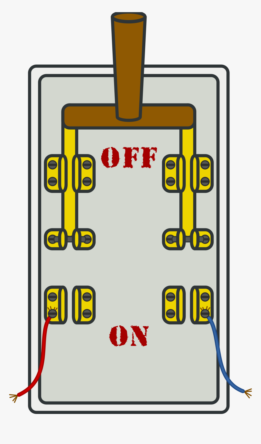 Knife Switch Off Clip Arts - Turn Off Electricity Clipart