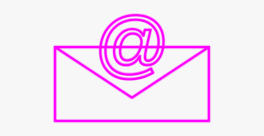 Email Icon Pink Lines - Email Cl
