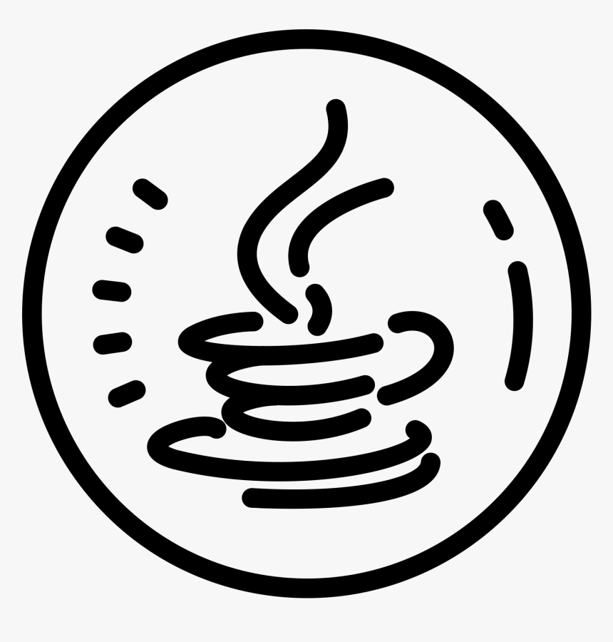 Vector Steam Java Developer - Java Icon Circle