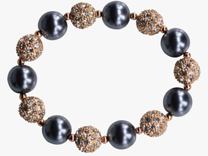 Gold/olive Disco Ball Stretchy Beaded Bracelets 