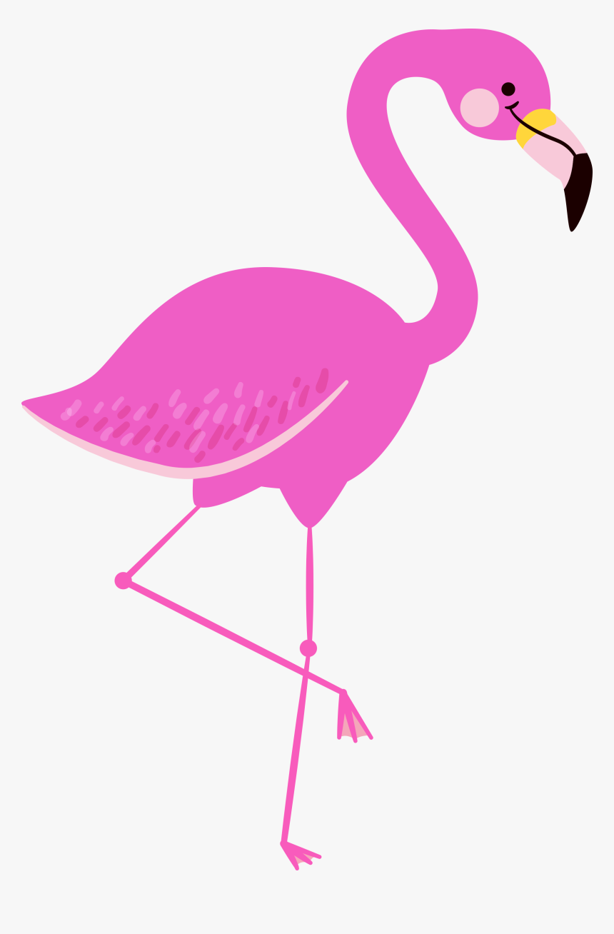 Summer Clipart Divider - Png Transparent Flamingo Png