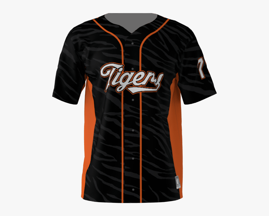 Tigers Black Baseball Jersey Sublimation Kings - Baseball Uniform