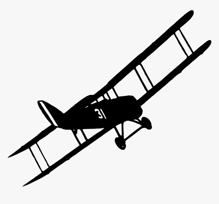 Airplane Clip Fancy - Biplane Pn