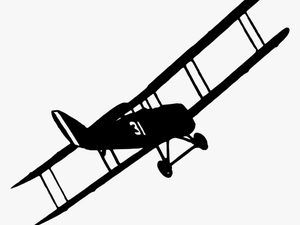 Airplane Clip Fancy - Biplane Png
